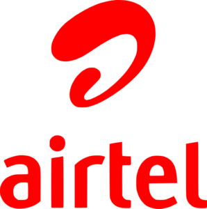 Airtel – भारत की अग्रणी टेलीकॉम कंपनी का लोगो Airtel का आधिकारिक लोगो, जो भारत की प्रमुख दूरसंचार कंपनी का प्रतीक है।